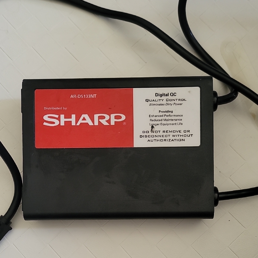 Sharp Digital QC Black Power Adapter with Cord for Computers - AR-D5133NT
